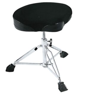 Apextone Adjustable Drum Stool with Saddle Style Seat