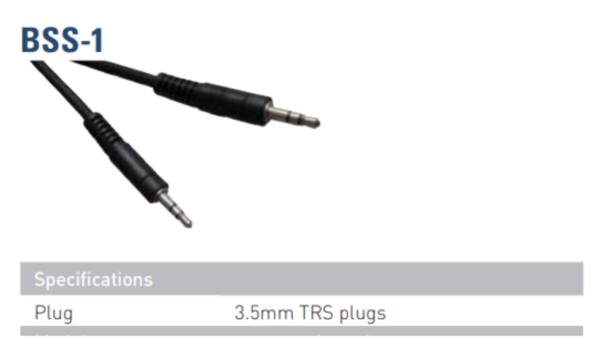 Leem BSS-105 | Audio Cable | 1.50M|TRS Plugs