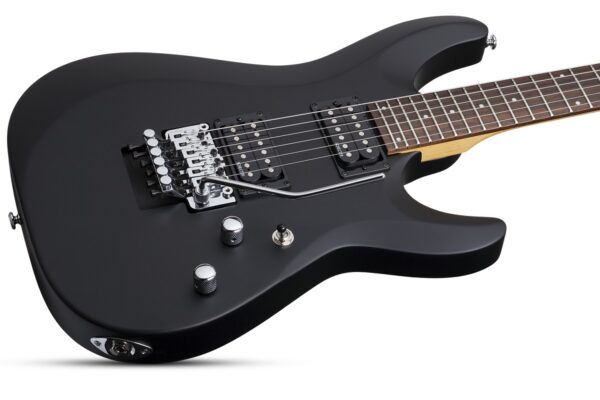 Schecter C-6 Floyd Rose Deluxe | Satin Black