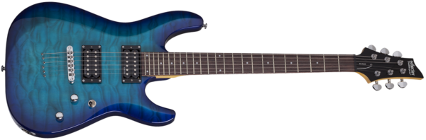 Schecter C-6 Plus | Ocean Blue Burst