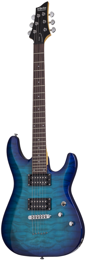 Schecter C-6 Plus | Ocean Blue Burst