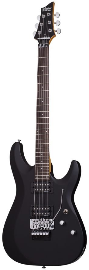 Schecter C-6 Floyd Rose Deluxe | Satin Black