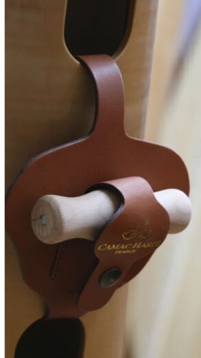 Camac Convenient Tuning Key holder for Lever Harps | Brown