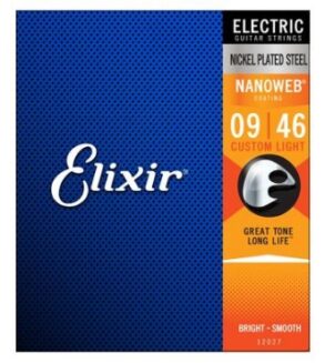 Elixir Electric Nanoweb Guitar Strings 9-46