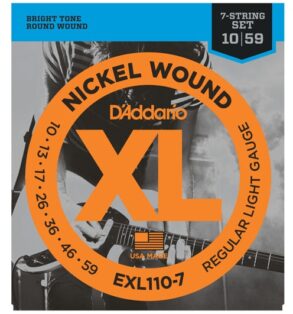 Daddario EXL110-7 7 String Electric Guitar Strings 10-59