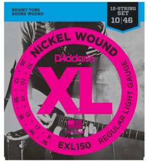 Daddario EXL150 12 String Guitar Set 10-46