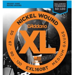 Daddario EXL160BT Balanced Tension BAss Guitar Strings 50-120