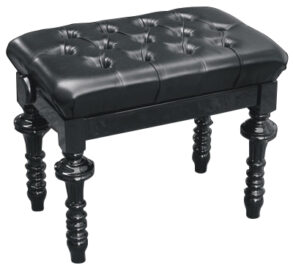 Classic FS314-QY Black Adjustable Piano Stool | Black