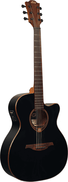 Lag T118ACE | Tramontane Auditorium Guitar | with Pick Up | Black