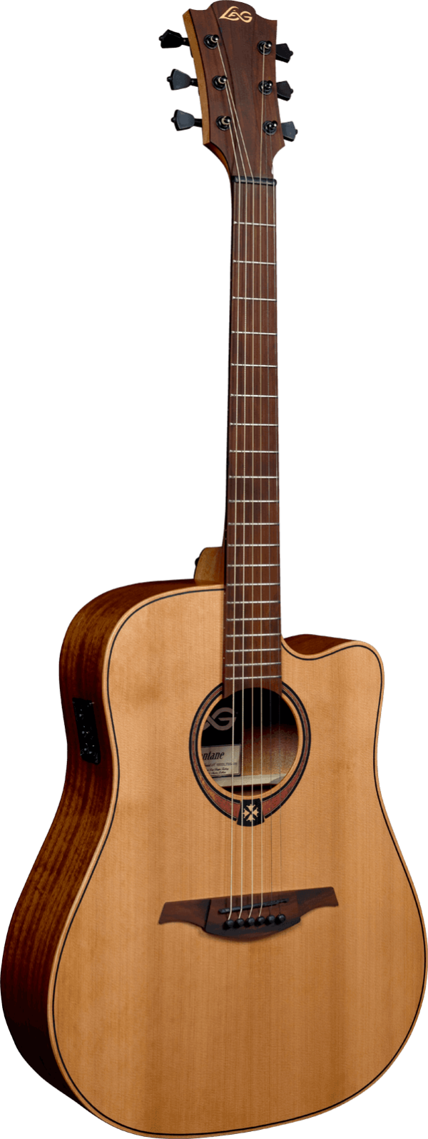 Lag T170DCE | Tramontane Cutaway Dreadnought Guitar |  Pickup |Nat