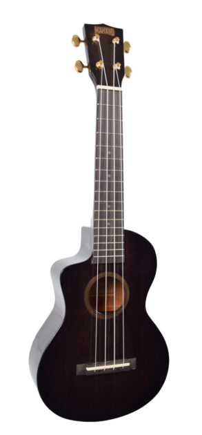 Mahalo Hano Series Lefthand Concert Ukulele with Pickup  | Black