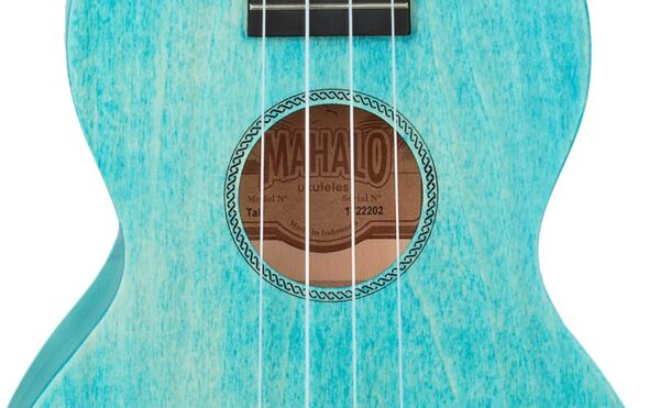 Mahalo Island Series Concert Ukulele |Aqua Blue