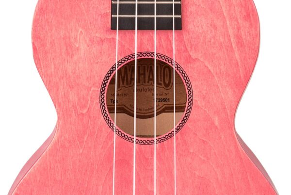 Mahalo Island Series Concert Ukulele | Coral Pink