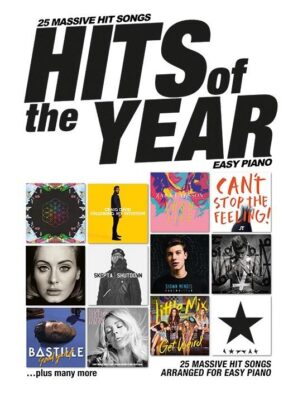 Hits Of The Year 2016 , Easy Piano