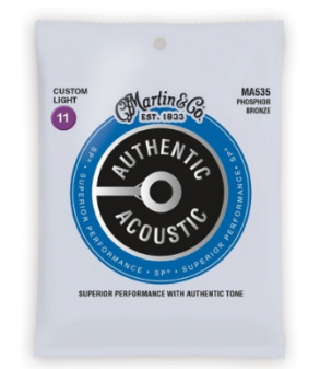 Martin Guitar Strings SP Phosphor Bronze Custom Light 11-52