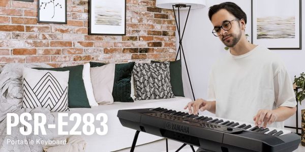 Yamaha PSR-E283 Economy Bundle , (Keyboard , Stand + Headphones )