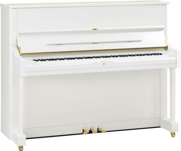 Yamaha U1 Upright Piano | Polished White