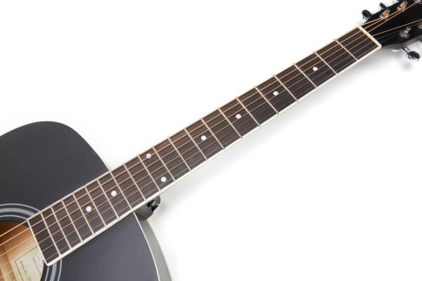 SX SD104GBK Dreadnought Acoustic Guitar | Gloss Black