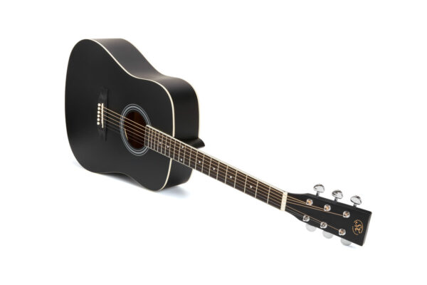 SX SD104 Dreadnought Acoustic Guitar | Satin Black