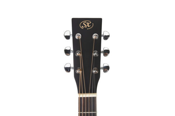 SX SD104 Dreadnought Acoustic Guitar | Satin Black