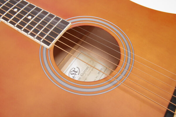 SX SD104 Dreadnought Acoustic Guitar | Satin Brown