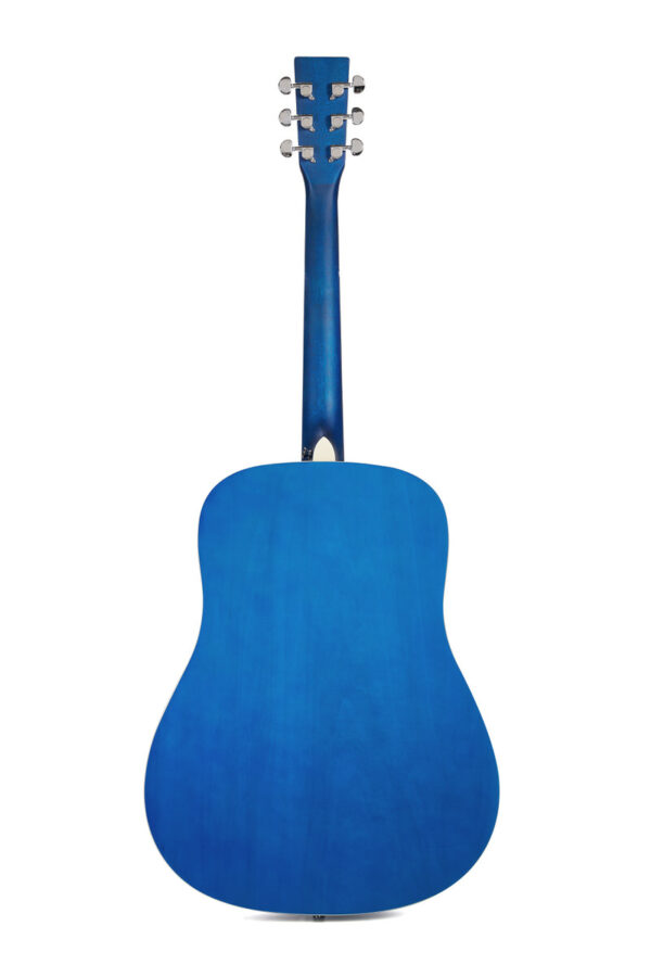 SX SD104 Dreadnought Acoustic Guitar | Satin Blueburst