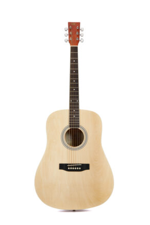 SX SD104 Dreadnought Acoustic Guitar | Gloss Natural