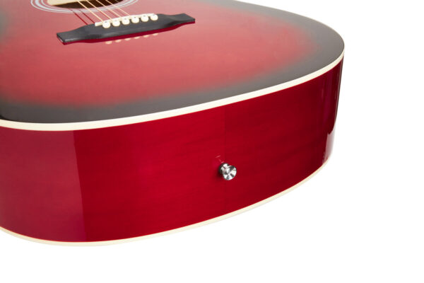 SX SD104 Dreadnought Acoustic Guitar | Gloss Red