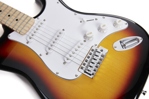 SX SEM1 3 Pickup ST Electric Guitar | 3 Tone Sunburst