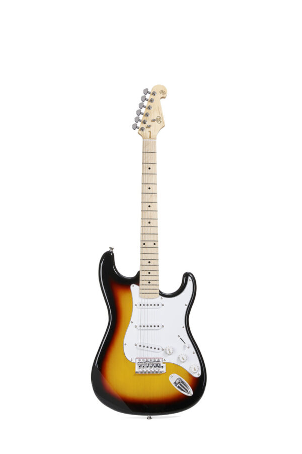 SX SEM1 3 Pickup ST Electric Guitar | 3 Tone Sunburst