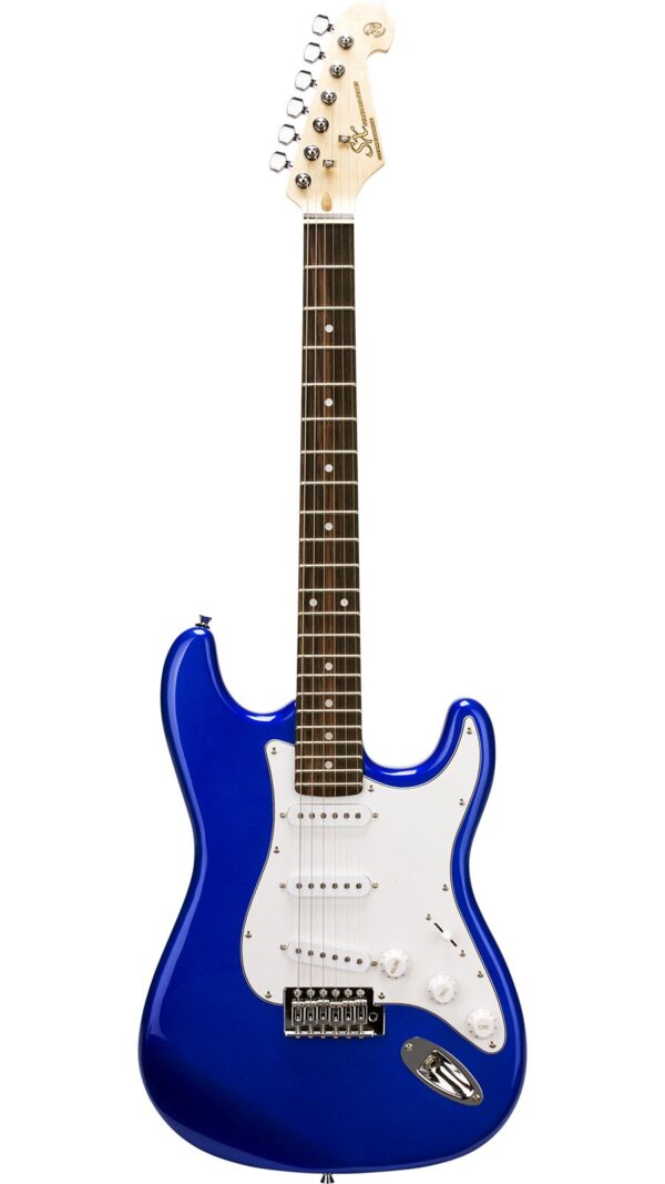 SX SE1 Strat Style Guitar Pack | Electric Blue