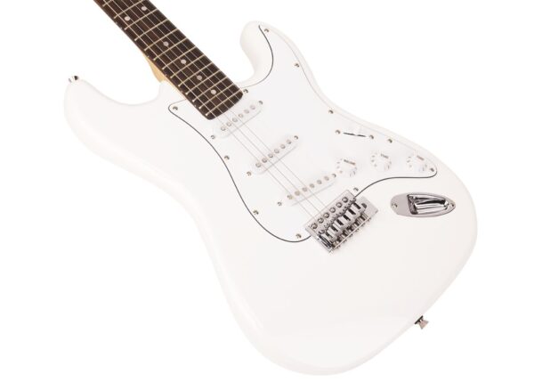 SX SE1 Strat Style Guitar Pack | White