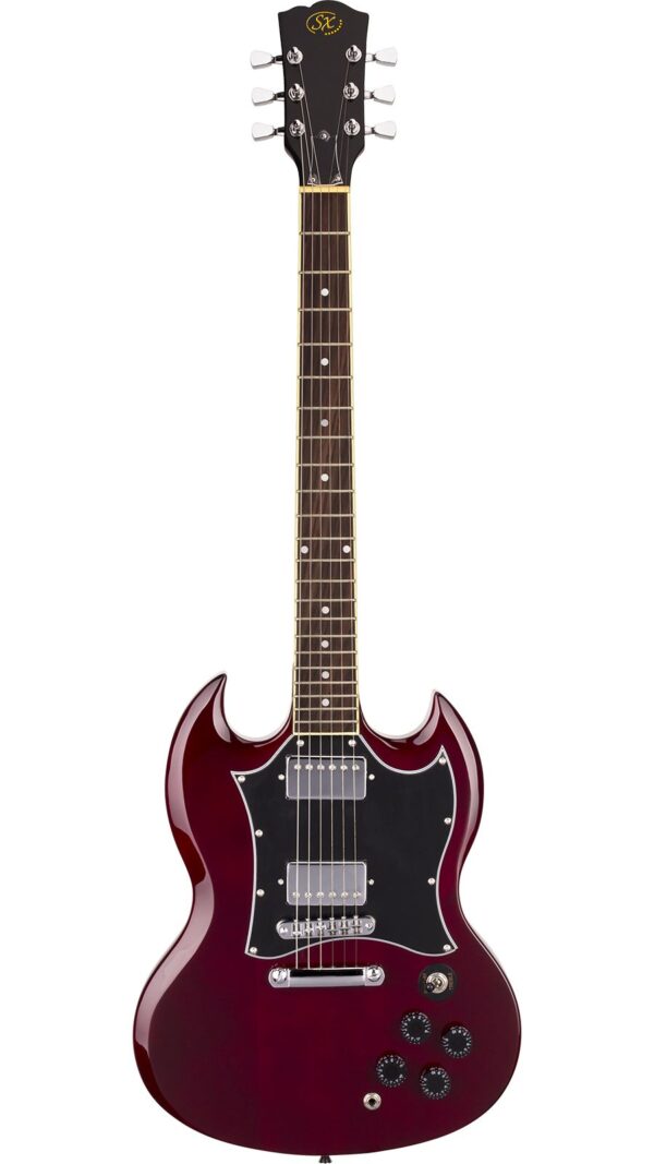 SX SE4 Electric Guitar Pack | Trans Wine Red