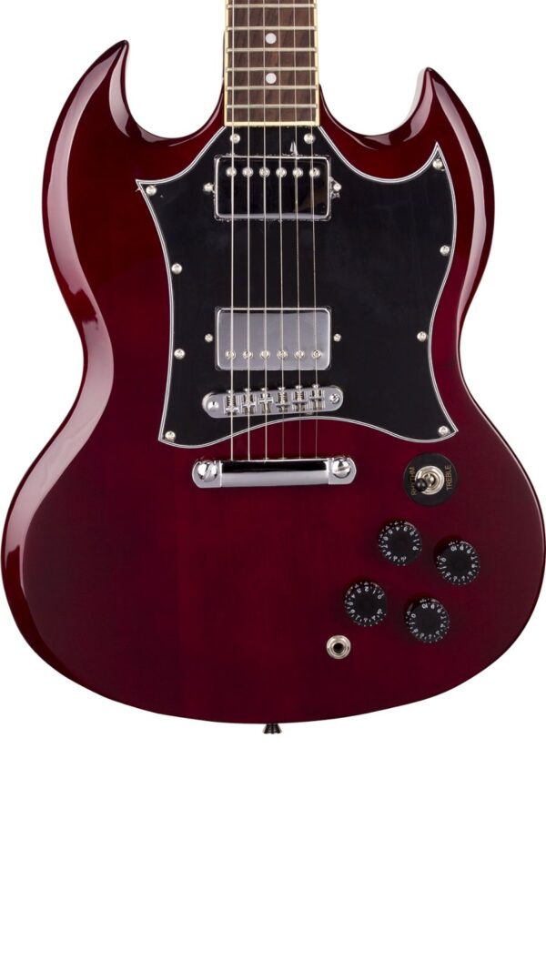 SX SE4 Electric Guitar Pack | Trans Wine Red