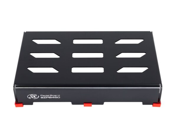 SX SZPB450 Pedal Board | Black Aluminium Alloy | 45 x 31 x 9-2.5cm