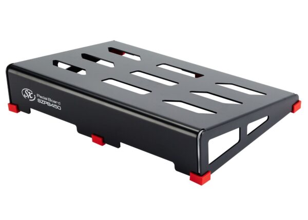 SX SZPB450 Pedal Board | Black Aluminium Alloy | 45 x 31 x 9-2.5cm