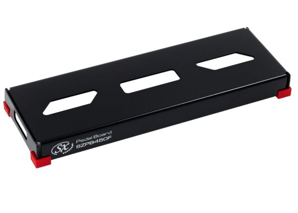 SX SZPB450F Flat Pedal Board | Black Alum  | 45 x 15 x 4cm | Carry Bag