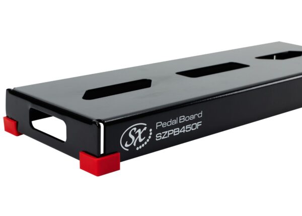 SX SZPB450F Flat Pedal Board | Black Alum  | 45 x 15 x 4cm | Carry Bag