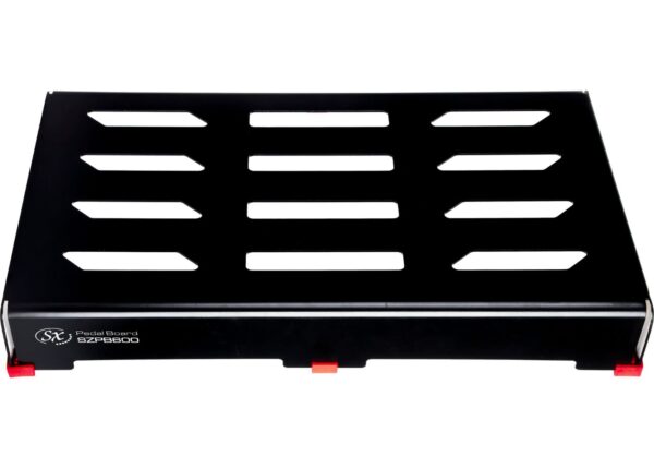 SX SZPB600 Pedal Board | Black Aluminium Alloy | 60 x 37 x 9 x 2.5cm