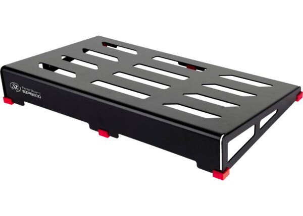 SX SZPB600 Pedal Board | Black Aluminium Alloy | 60 x 37 x 9 x 2.5cm