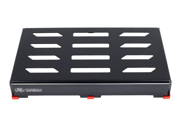 SX SZPB600 Pedal Board | Black Aluminium Alloy | 60 x 37 x 9 x 2.5cm