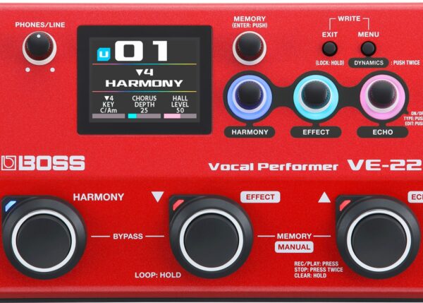 BOSS VE-22 VOCAL FX | Portable Multi FX Voice Toolbox