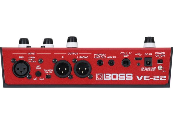 BOSS VE-22 VOCAL FX | Portable Multi FX Voice Toolbox