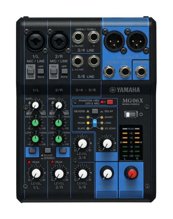 Yamaha MG06X 6 Channel Mixer