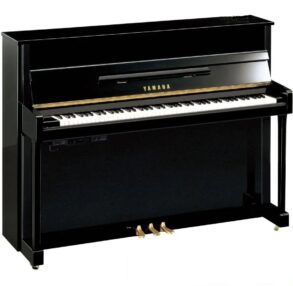 Yamaha B2 | Upright Silent Piano | Polished Ebony | Chome