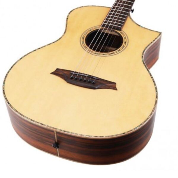 Bromo Concert Rocky Series | Solid Spruce top | Ebony B & S |Fishman