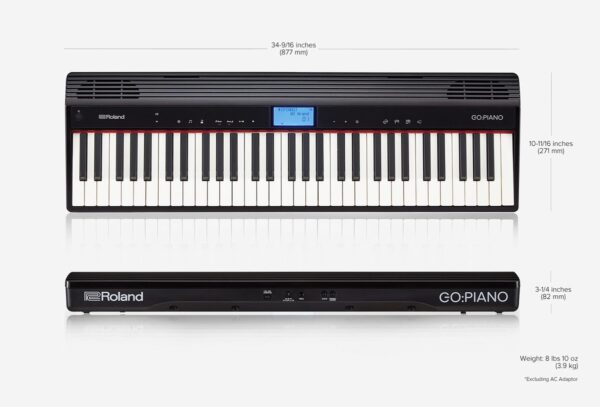 Roland Go Piano 61 Keys | Bundle | with Stand, Bench and Headphones