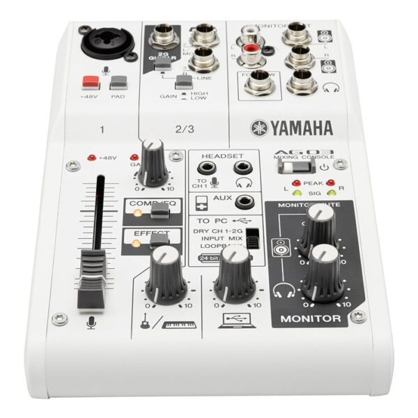 Yamaha AG03 | Multi-Purpose Mixer For Gamers, Vloggers and Music Prod