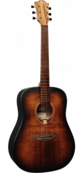 Lag T70D B&B | Tramontane  Dreadnought  Guitar | Black & Brown