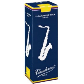 Vandoren Tenor Sax Reed | Traditional | Box of 10 | 1.0